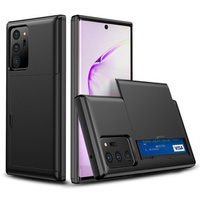 Case for Samsung Galaxy Note 20 Ultra, Sliding Card Holder, black