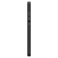 Spigen case for iPhone 16E, Liquid Air, black + 9H Tempered Glass