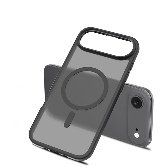 Matt Case for iPhone Air, for MagSafe, translucent black