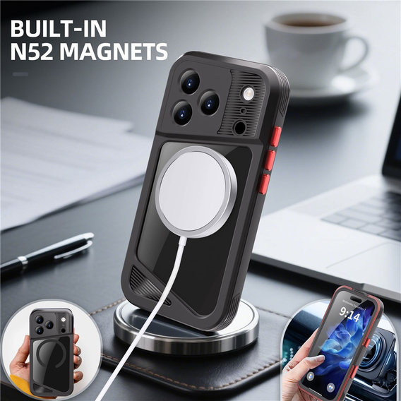 SHELLBOX GTM IP68 waterproof case with MagSafe for iPhone 17 Pro