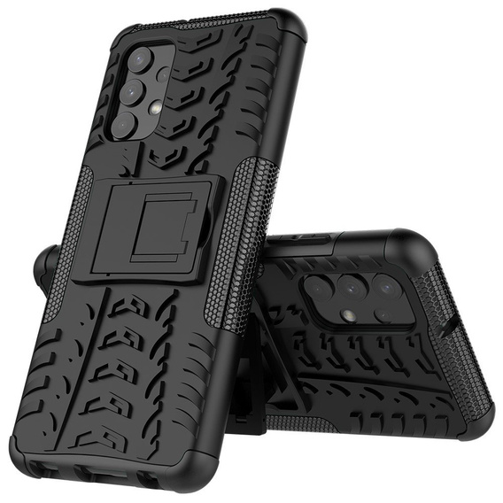 Case for Samsung Galaxy A32 4G, Tire Armor, black
