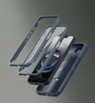 Armored case for iPhone 16e, Dexnor CamProtect MagSafe, blue