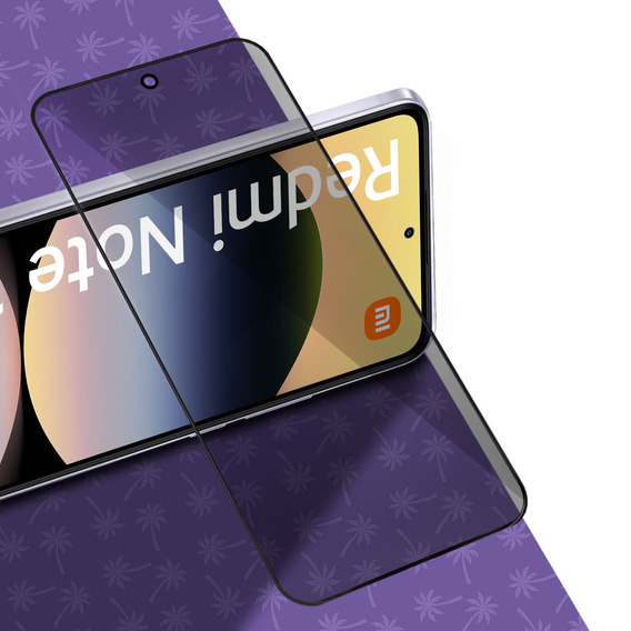 Shy Palm Privacy Tempered Glass for Xiaomi Redmi Note 14 5G