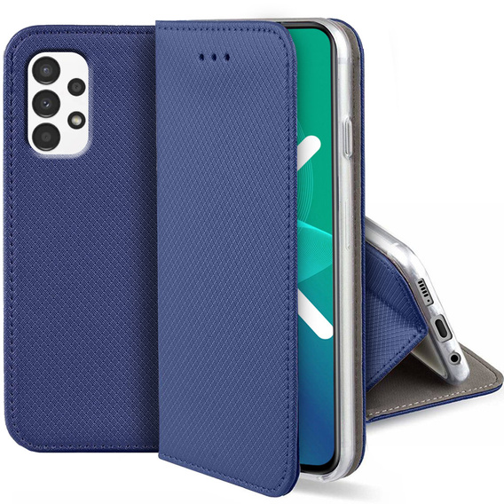 Flip case for Samsung Galaxy A53 5G, Wallet Smart Magnet, blue