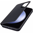 Original Samsung Case for Galaxy S23 FE, S View Wallet Cover, black