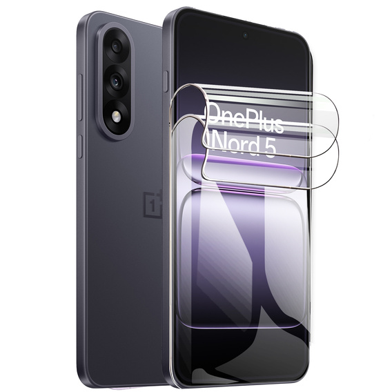 2x Hydrogel Foil for iPhone 15 Pro Max, ERBORD Hydrogel Foil