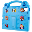 Children's case for Apple iPad Air 11" 6 gen. 2024, Cute Patterns, with stand, blue