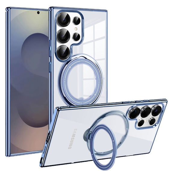 Magnetic Case for Samsung Galaxy S25 Ultra, for MagSafe, blue