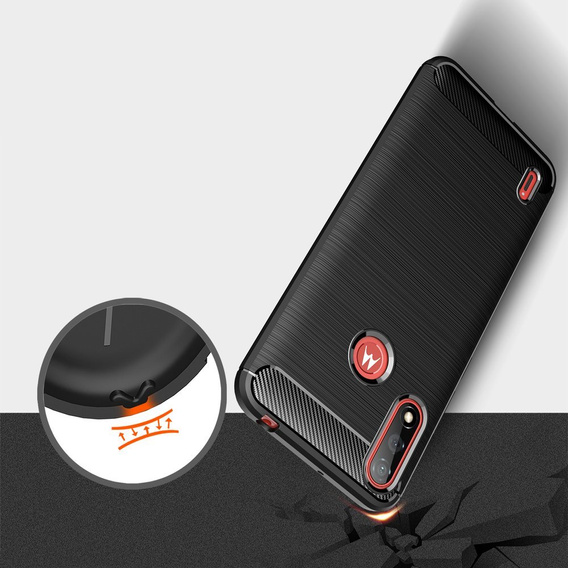 Case for Motorola Moto E7 Power / E7i Power, Carbon, black