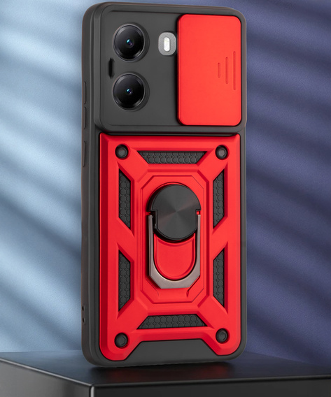 Case for Xiaomi Poco X7 Pro 5G, CamShield Slide, red