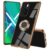 Case for Oppo Reno 6 5G, Electro Ring, black