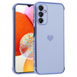 Case for Samsung Galaxy A14 4G/5G, Electro heart, blue