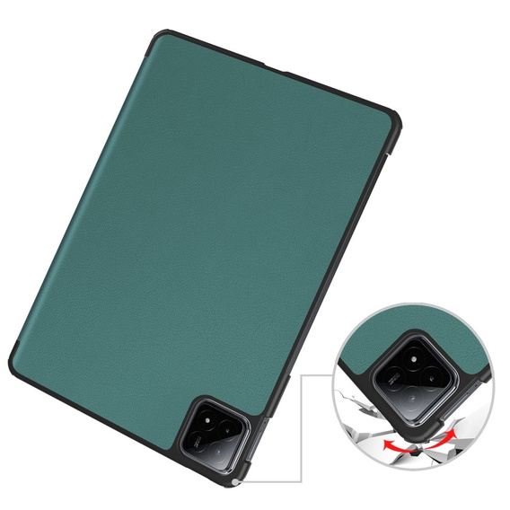 Case for Xiaomi Pad 6S Pro 12.4, Smartcase, green