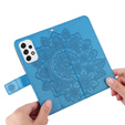 Flip case for Samsung Galaxy A53 5G, Mandala Flower, blue