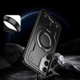 Case for Samsung Galaxy S25+ Plus, Military MagSafe, black