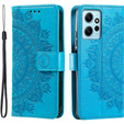 Flip case for Xiaomi Redmi Note 12 4G, Mandala, blue