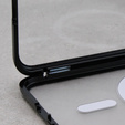 Magnetic Dual Glass MagSafe case for Samsung Galaxy S23, black