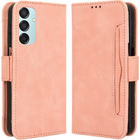 Flip case for Samsung Galaxy M15 5G, Card Slot, pink