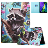 Case for iPad 10.9" 2022 (10 gen.), with flap, raccoon