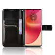 Flip case for Motorola Edge 50 Fusion 5G, Crazy Horse Wallet, black