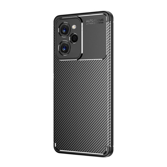 Case for Xiaomi Poco X5 Pro 5G, Carbon Gel, black