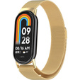 Milanese Bracelet Strap with Case for Xiaomi Smart Band 10 / 9 / 8, gold
