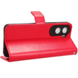 Flip case for Honor 90 Lite 5G, Crazy Horse Wallet, red