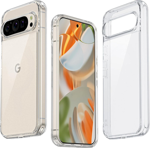 Case for Google Pixel 9 Pro XL, Fusion Hybrid, transparent