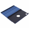 Case for Samsung Galaxy Tab A9 TB330FU 10.95", Rotating 360, dark blue
