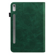 Case for Lenovo Tab P11 Pro Gen 2 TB132FU TB132XU 11.2", Classic, with space for stylus, green