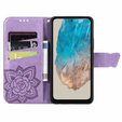 Flip case for Samsung Galaxy M35, Butterfly, purple