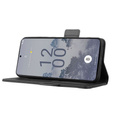 Flip case for Nokia X30 5G, Wallet Litchi Magnet Case, black