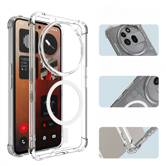 IMAK case for Nothing Phone 3a Pro, Dropproof, transparent