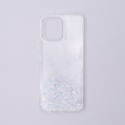 Case for Xiaomi Redmi 12, Glittery, transparent