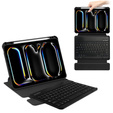 Keyboard case for iPad Pro 11" 2024 (5 gen.), Rotary 360° Leather, black