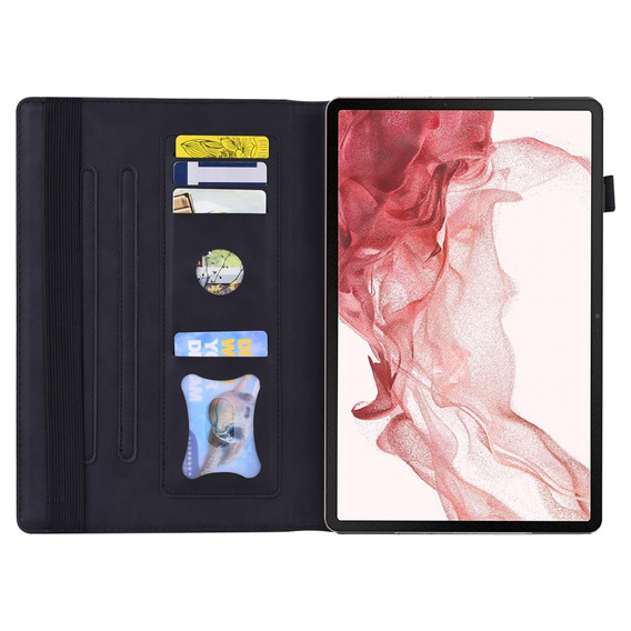Case for Samsung Galaxy Tab S10 FE+ Plus, Classic, with space for stylus, black