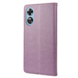 Flip case for Oppo A17, Butterfly, purple