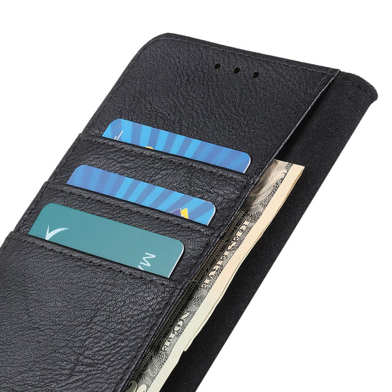KHAZNEH RFID case for Motorola G85 5G, Litchi Texture, black