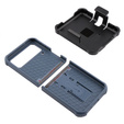 Armored case for Samsung Galaxy Z Flip 4 5G, Dexnor Clip Holder, navy blue