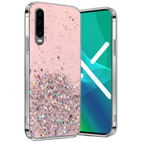 Case for Huawei P30, Glittery, pink