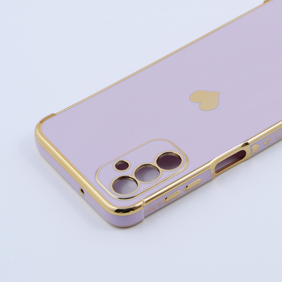 Case for Samsung Galaxy A13 5G, Electro heart, purple