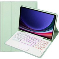 Case + keyboard Samsung Galaxy Tab A9+, with touchpad, black