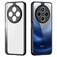 DuxDucis case for Xiaomi Redmi 14C / Xiaomi Poco C75, Aimo case, transparent / black