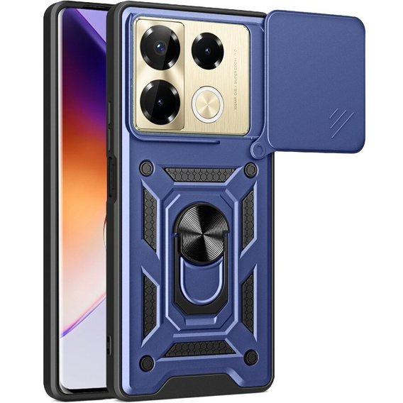 Case for Infinix Note 40 Pro, CamShield Slide, blue