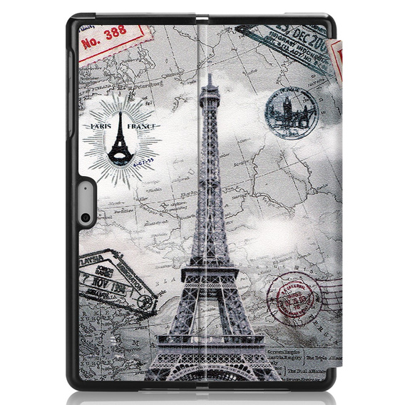 Case for Microsoft Surface Go 3/Go 2/Go, Smartcase, Eiffel Tower