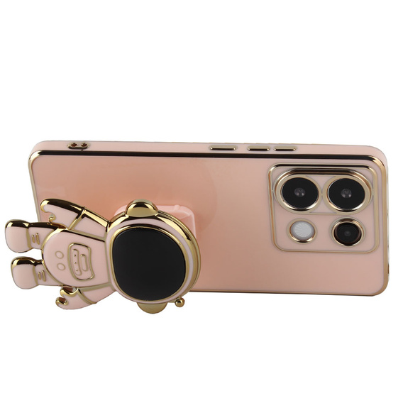 Case for Xiaomi Redmi Note 13 Pro 5G, Astronaut, pink + 9H Tempered Glass