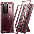 Armored case for Samsung Galaxy S23 Ultra, Dexnor Full Body (Two Frames), red