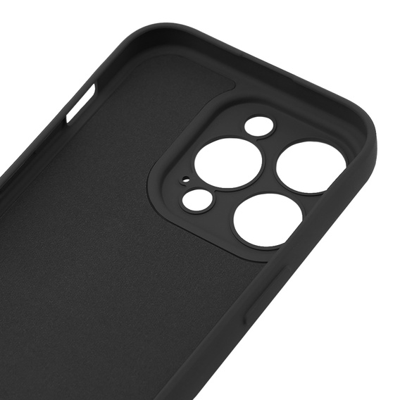 Case for iPhone 15 Pro, Silicone Lite, black