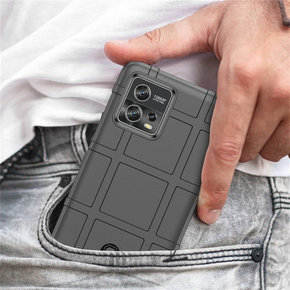 Case for Motorola Moto G72 4G, Rugged Shield, black
