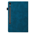 Case for Samsung Galaxy Tab S10 FE+ Plus, Classic, with space for stylus, blue